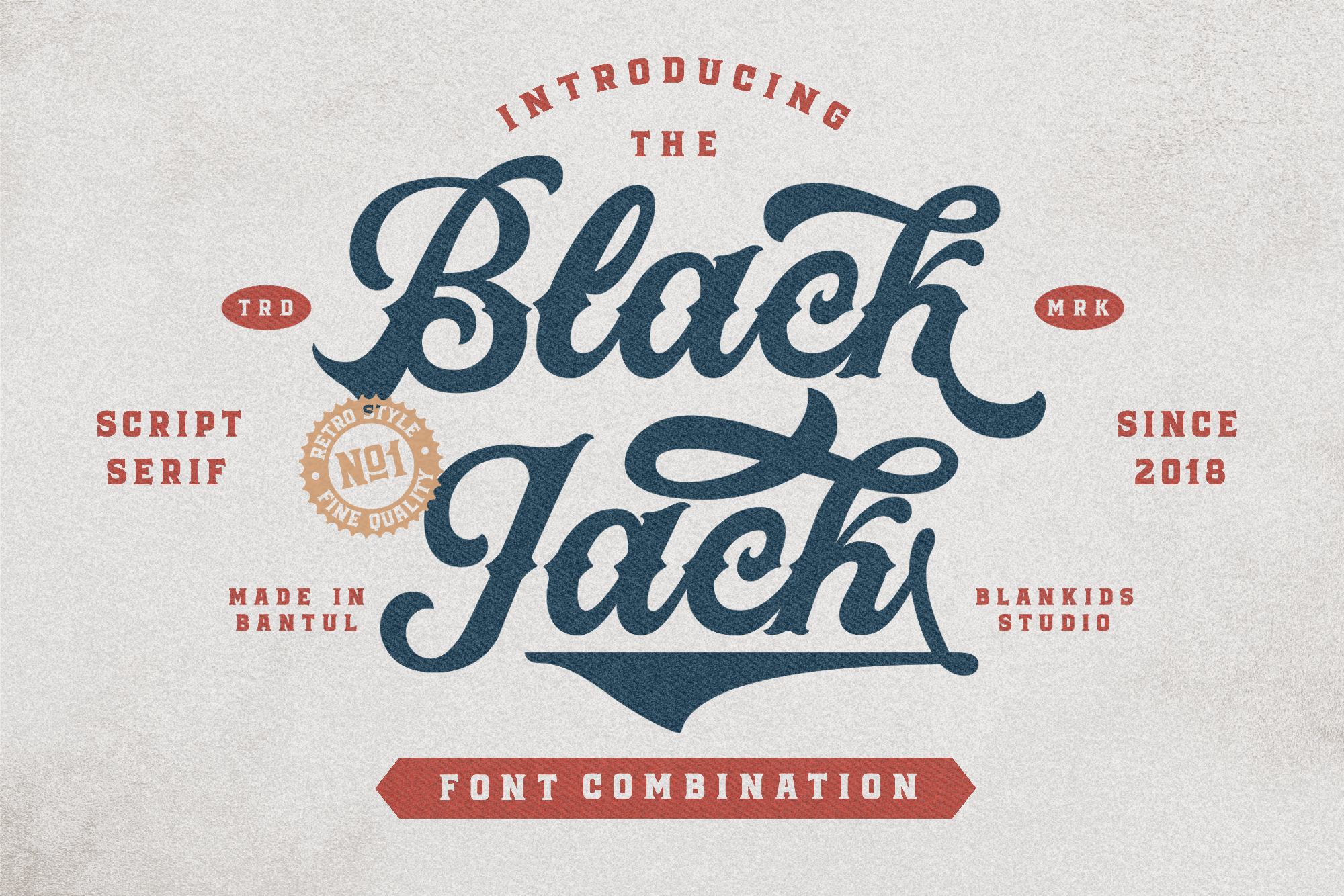 Black Jack Display: A Vintage Font with Modern Appeal