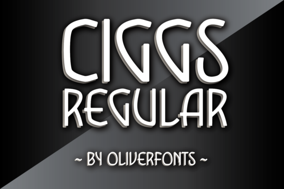 Ciggs: A Cool, Organic Display Font for Modern Designers
