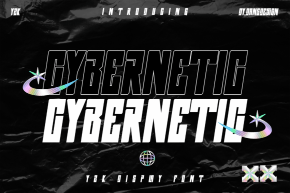 Cybernetic: A Futuristic Y2K Cyberpunk Display Font