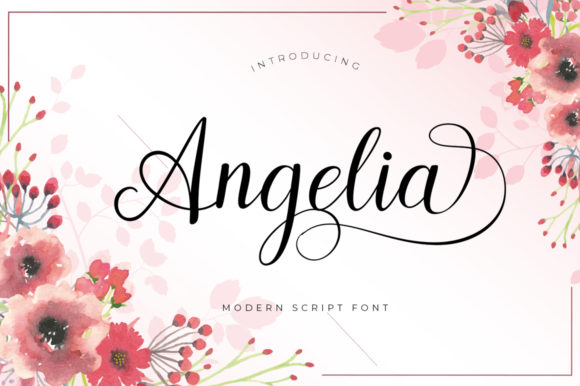 Discover Angelia Script: A Modern & Feminine Typeface