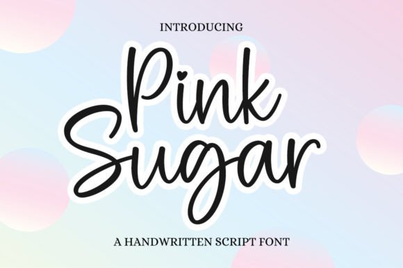 Discover the Elegance of Pink Sugar Font