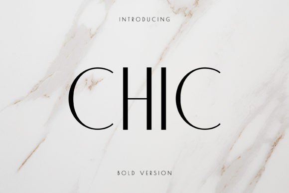 Elegant Simplicity: Discover the Chic Typeface