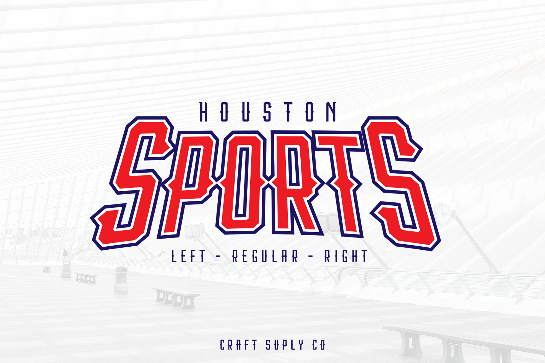 Houston Sports: A Modern Font for Athletic Design