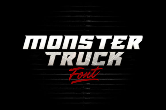 Monster Truck: Bold Display Font for Dynamic Designs