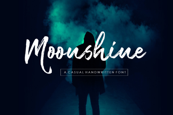 Moonshine Brush Script: A Friendly Dry Brush Typeface