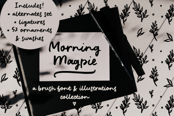 Morning Magpie: A Sweet Handwritten Font for Every Design
