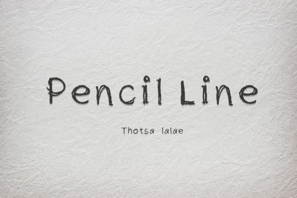 Pencil Line: A Whimsical Display Typeface for Creative Projects