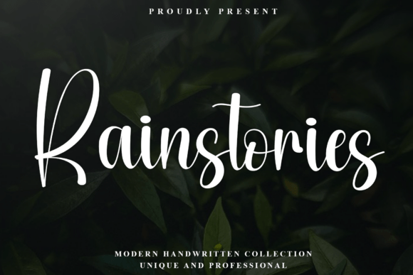 Rainstories: The Elegant Script Font for Modern Design