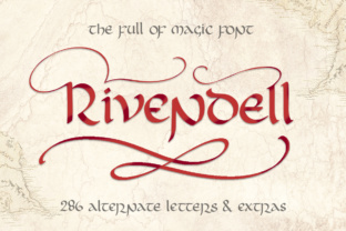 Rivendell: An Elegant Blackletter Font for Vintage & Magic Designs