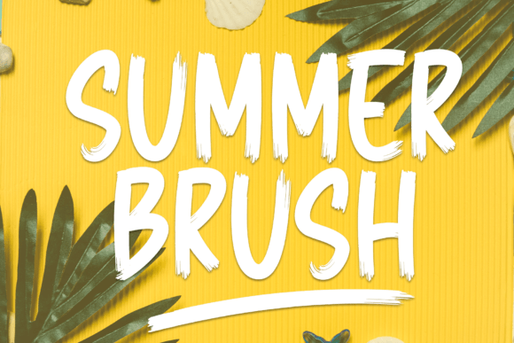 Summer Brush: A Stylish Script for Elegant Designs