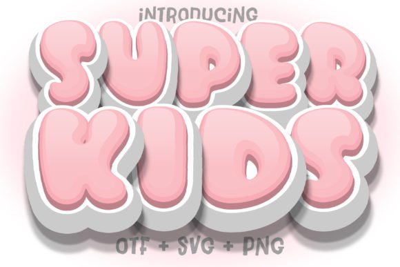 Super Kids: The Perfect Playful Font for Your Projects