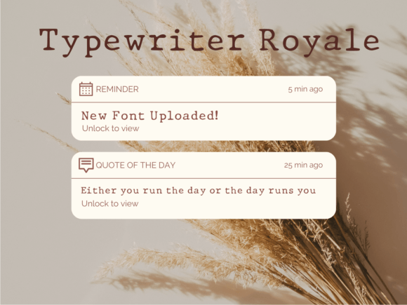 Typewriter Royale: A Modern Classic for Vintage Charm