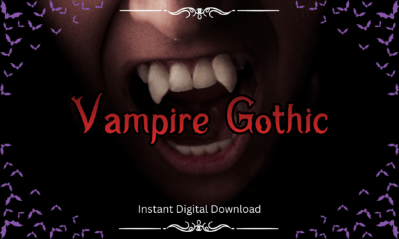 Vampire Gothic Font: A Haunting Typeface for Dark Designs